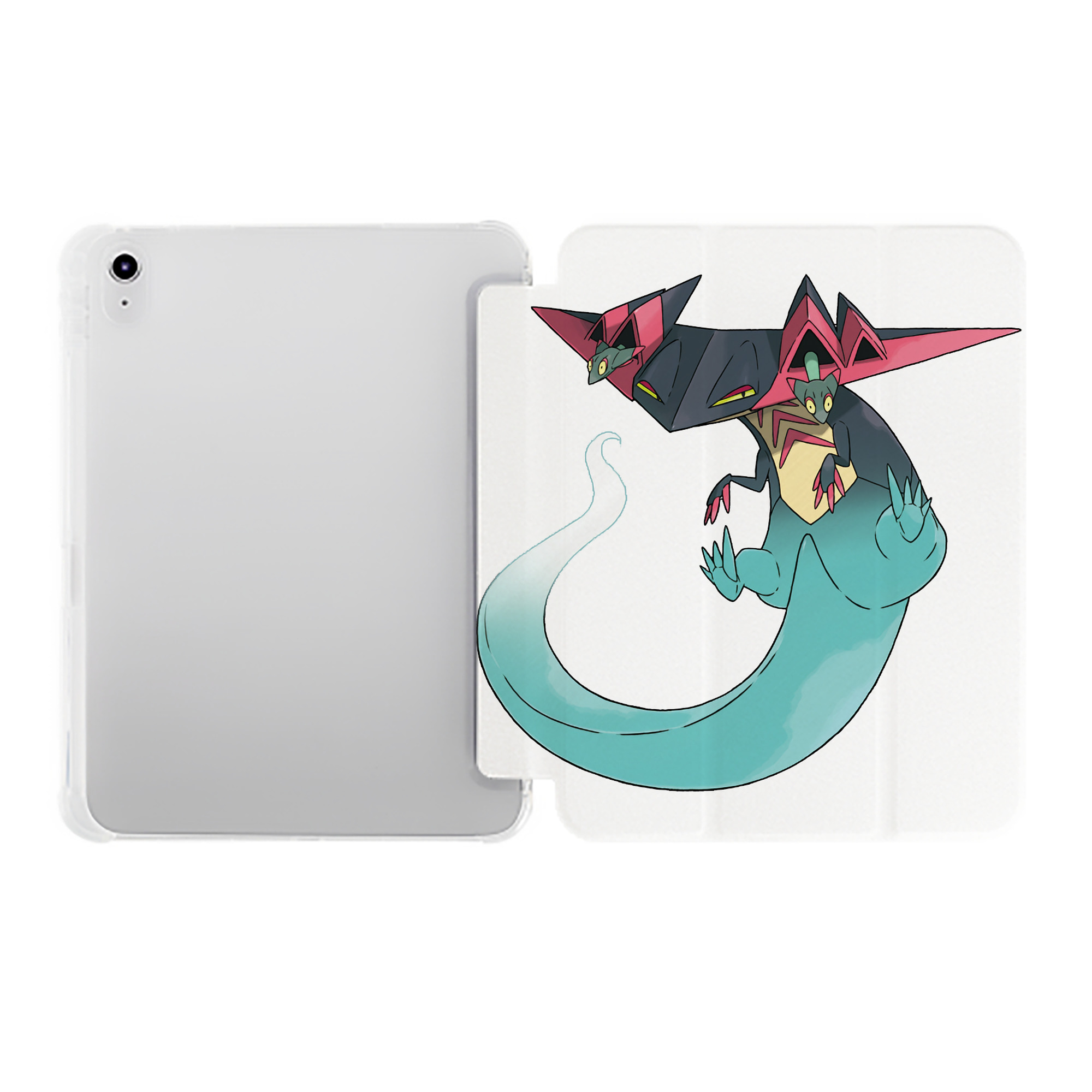 （画像用） ポケットモンスター Pokémon IPad ケース ペン収納付き 三つ折りスタンド PUレザー×シリコン 対応機種9.5/10.5/10.9インチ